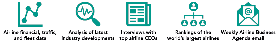 Airline Business Icons