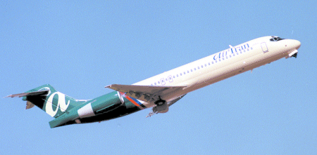 AirTran Airways Airlines Boeing 717 Lapel Pin