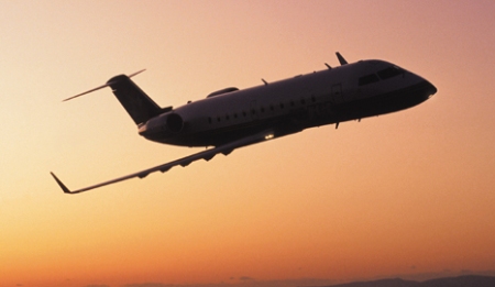CRJ -200 sunset - BIG