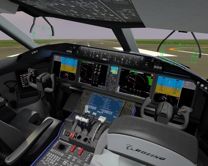 787 cockpit - BIG