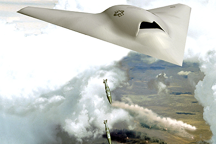 Boeing X-45 unmanned bomber 445x297