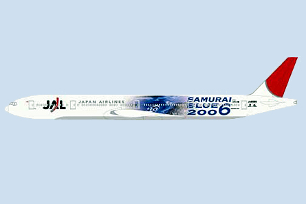 JAL World Cup Livery Boeing 777