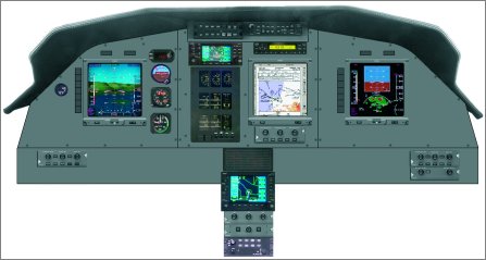 Pilatus PC-12 LCD upgrade W445