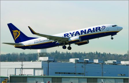 Ryanair's 100th 737-800 W445
