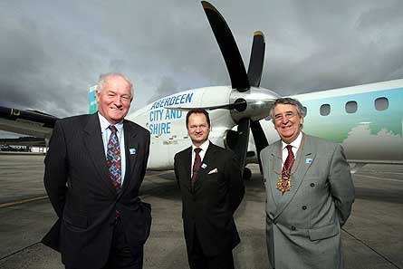 Eastern Airways Aberdeen dignatories W445