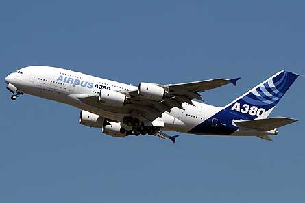 Airbus A380 test MSN002 W445
