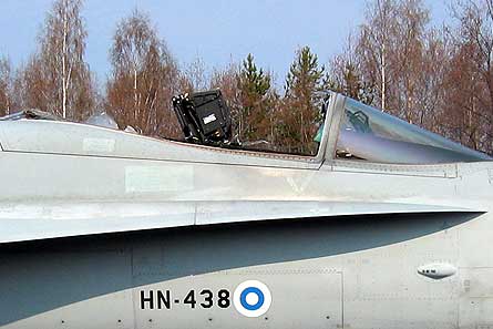 Finnish FA18 canopy