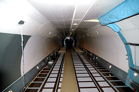 Tu-204 Cargo inside fuselage W445