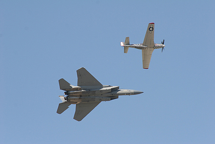 F-15 and P51
