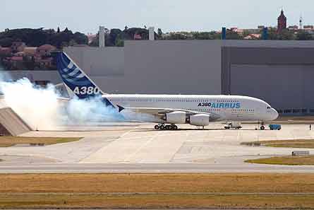A380 smoking