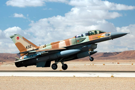 Israeli F-16 W445