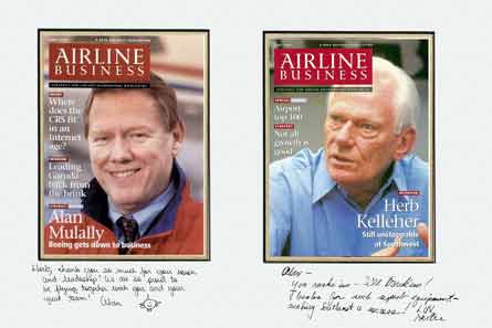 Mulally Kelleher Airline Business covers