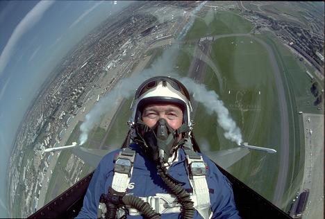 Test pilot Neil Anderson