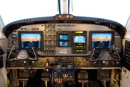 king air cockpit