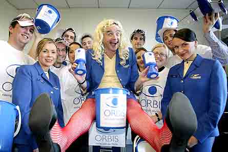 O'Leary in drag Orbis