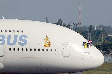 A380 BKK Buddha nose