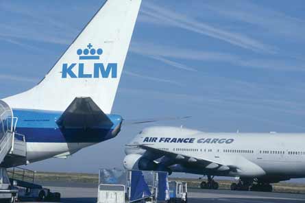 KLM tail Air France cargo