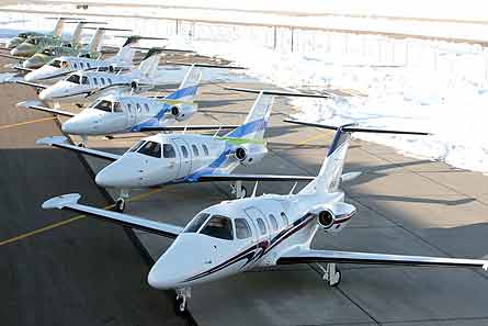 First eight Eclipse 500s