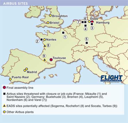 Airbus sites
