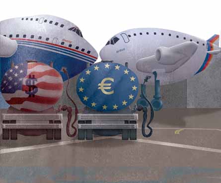 Euro airbus vs boeing