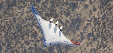 Boeing X-48B top