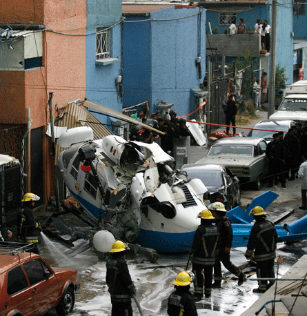 helicopter crash in mexico city 2007