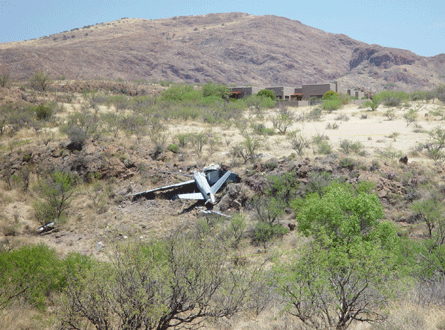 UAV-on-ground-crash