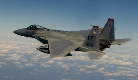 USAF F-15C in flight