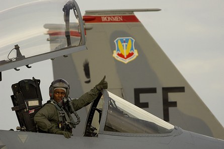 F-15 thumbs up