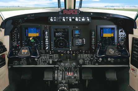 King Air C90GTi panel