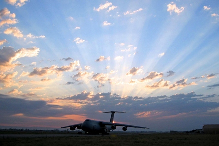 C-5A sunset