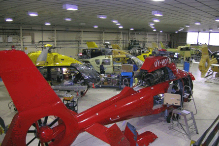 Eurocopter maintenance facility