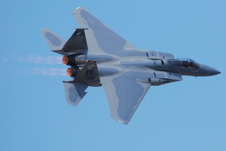 USAF F-15 in flight