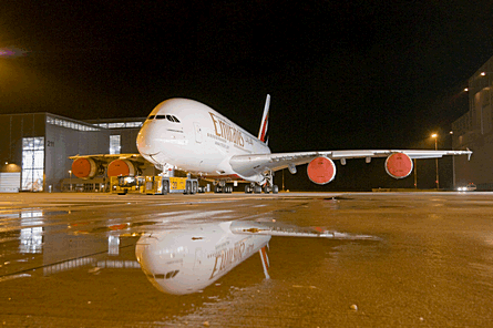 Emirates A380 roll out