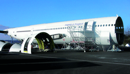 A300B4 being dismantled