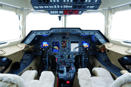 Hawker 900XP Cabin
