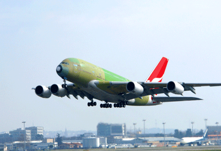 Qantas-A380-green
