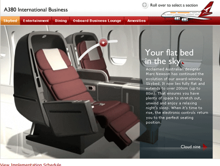Qantas-a380-interactive-site