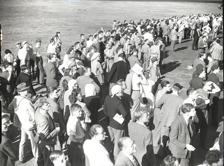 farnborough 1950's crowd