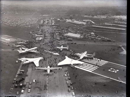 v bombers at farnborough 1960