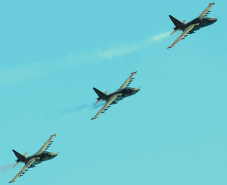 Russian Air Force Su-25s