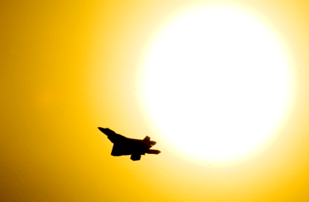 F-22-sunset