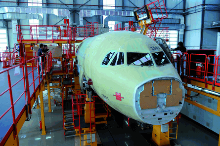 Airbus A320 construction in China