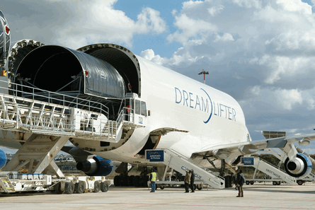 Dream lifter - Unfinished 787 Barrels