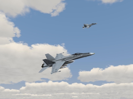 F-15 clouds