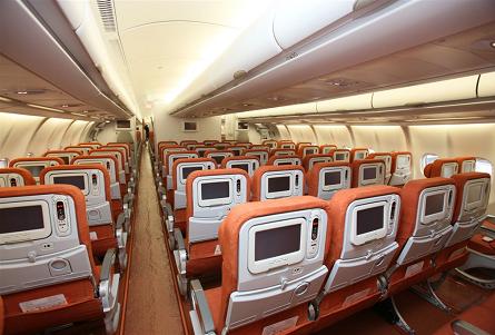 Aeroflot A330 inside