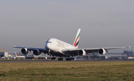 Emirates A380 Heathrow