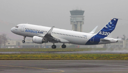 Airbus A320 with winglets
