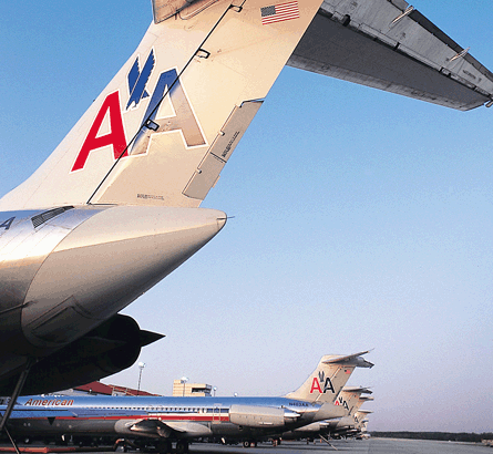 AA MD-80 tails