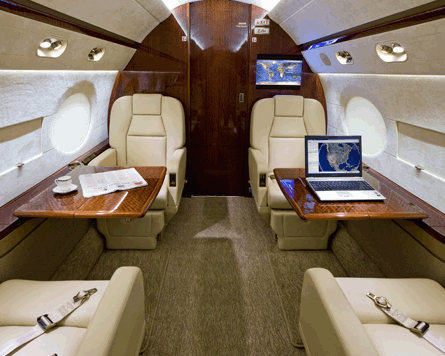 Elite Jets G450 interior